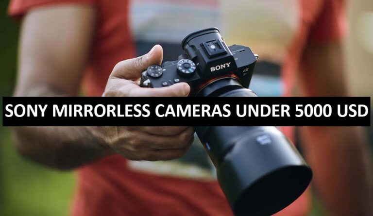 Sony Mirrorless Cameras Under Dollars In Usa Sony Mirrorless