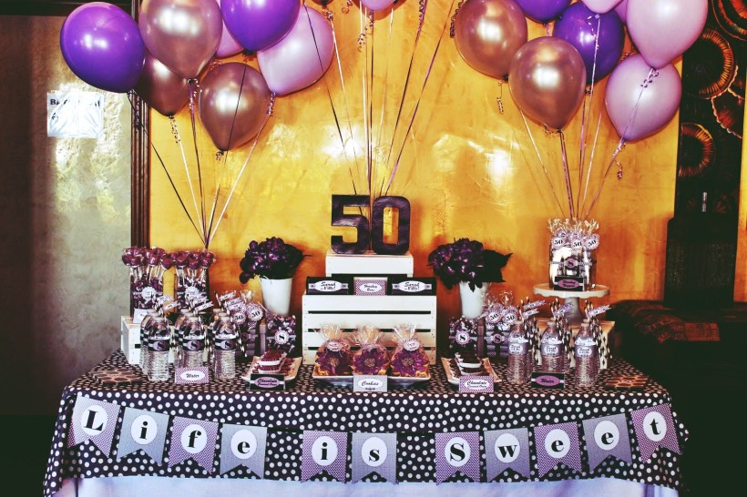 Theme Selections For 50th Birthday Celebrations