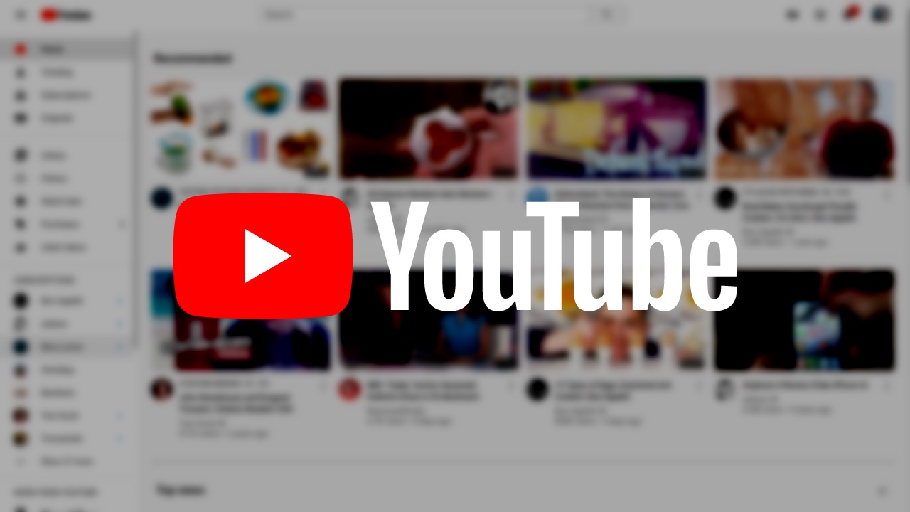 Youtube Home Page