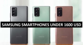 Best Samsung Smartphones Under $1600 in USA