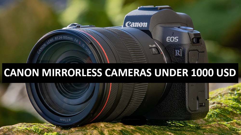 Best Canon Mirrorless Cameras Under $1000 in USA (2022)