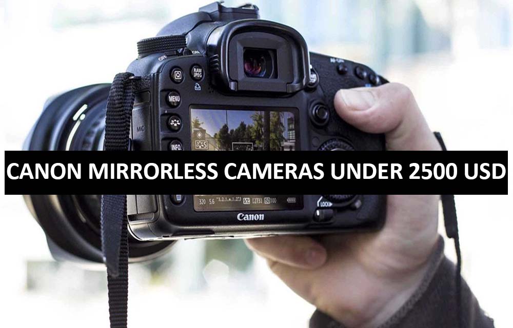 Best Canon Mirrorless Cameras Under $2500 in USA (2022)