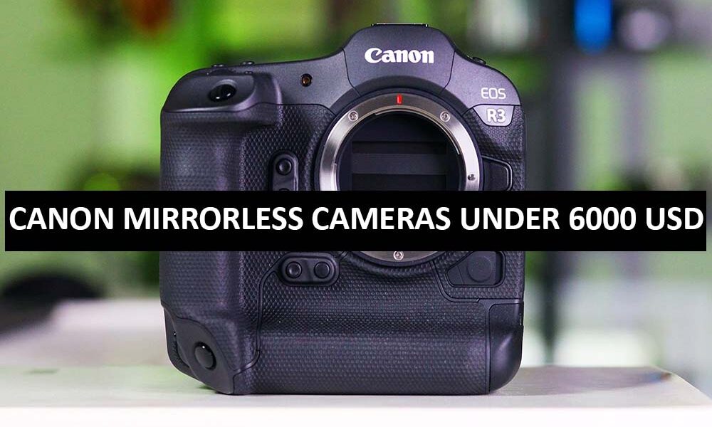 Canon Mirrorless Cameras Under 6000 Dollars in USA Canon Mirrorless
