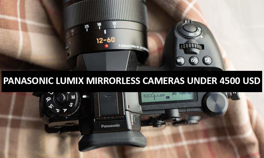 Panasonic Lumix Mirrorless Cameras Under 4500 Dollars in USA