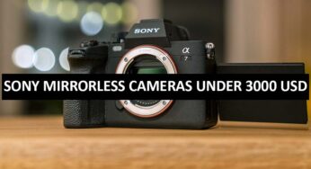 Best Sony Mirrorless Cameras Under $3000 in USA (2022)