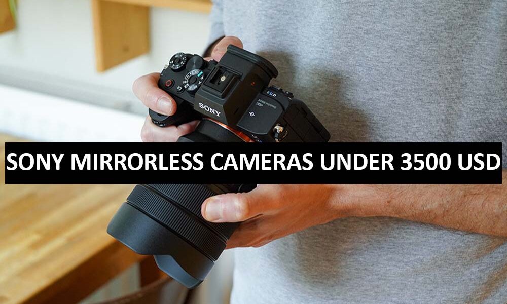 Sony Mirrorless Cameras Under 3500 Dollars in USA Sony Mirrorless