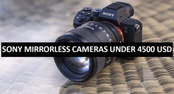 Best Sony Mirrorless Cameras Under $4500 in USA (2022)