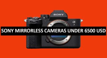 Best Sony Mirrorless Cameras Under $6500 in USA (2022)