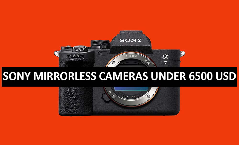 Best Sony Mirrorless Cameras Under $6500 in USA (2022)