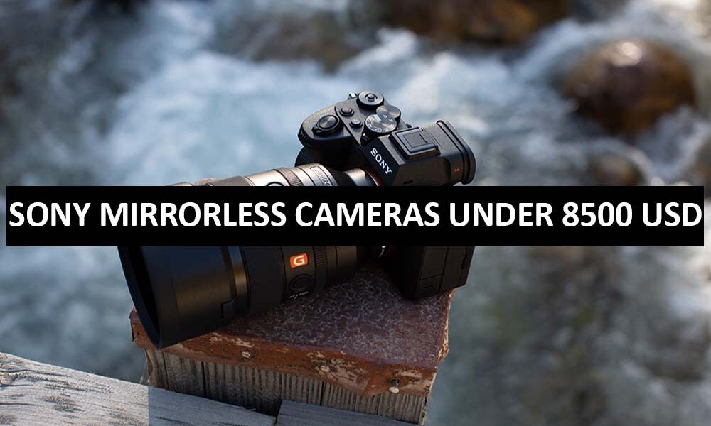 Sony Mirrorless Cameras Under 8500 Dollars in USA Sony Mirrorless