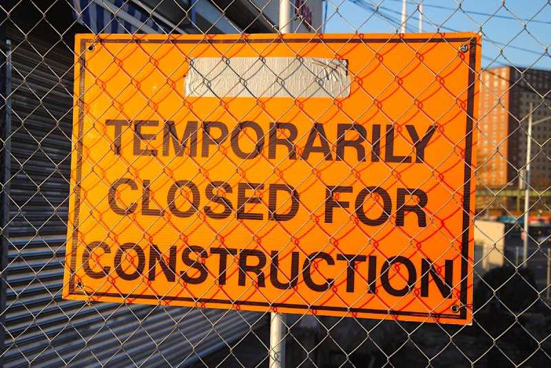Temporarily Closed For Construction