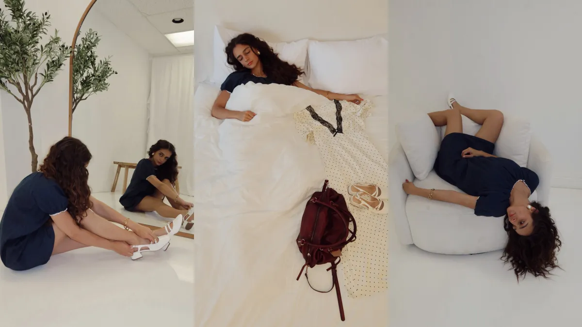 Kaydee Church, TikTok creator, in three photos